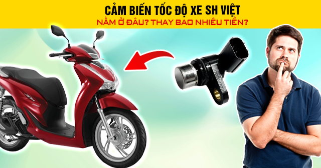 Cảm biến tốc độ xe SH Việt nằm ở đâu? Thay bao nhiêu tiền?