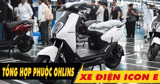 Phuộc Ohlins cho xe điện ICON e loại nào chạy nhún êm nhất?
