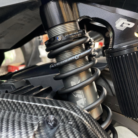 Phuộc Profender Air Series cho AB 125 -160 4val cao 335mm