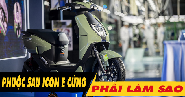 Phuộc sau xe điện Honda ICON e bị cứng, ít nhún phải làm sao?