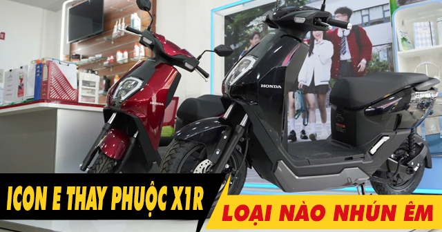 Phuộc X1R cho xe điện ICON e loại nào chạy nhún êm nhất?