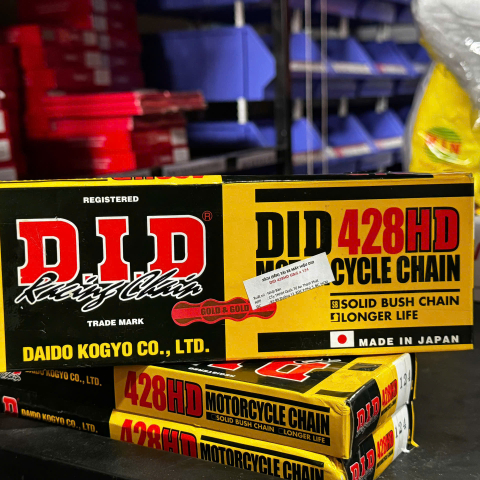 Sên vàng DID 10 ly 428HD 124 mắc chính hãng