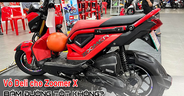 Vỏ Deli cho xe Honda Zoomer X có tốt không? Giá bao nhiêu?