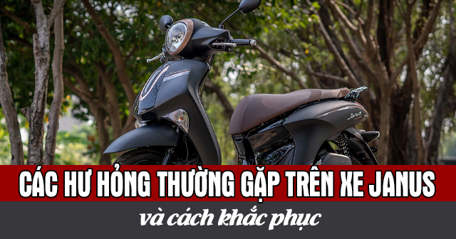 Các hư hỏng thường gặp trên xe Yamaha Janus và cách khắc phục