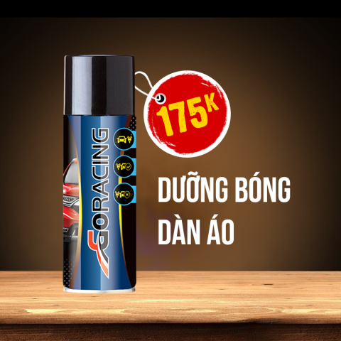 Chai dưỡng bóng dàn áo GoRacing