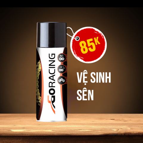 Chai xịt vệ sinh sên GoRacing