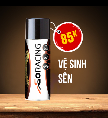 Chai xịt vệ sinh sên GoRacing