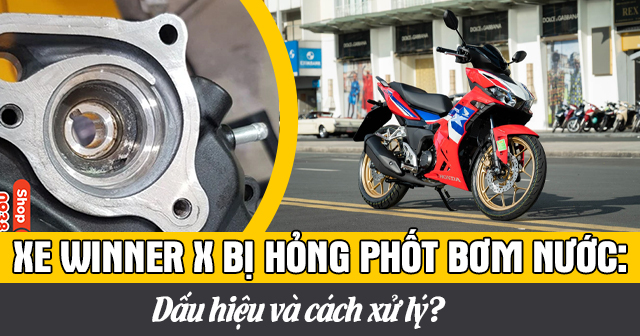 Dấu hiệu nhận biết Winner X bị hỏng phốt bơm nước và cách xử lý