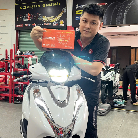 Đèn led 2 tầng ZHI.PAT cho LEAD 2017 - 2025 (Jack 4P) phiên bản Sportline