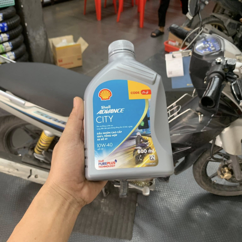 Nhớt Shell Advance City 10W40 0,8L