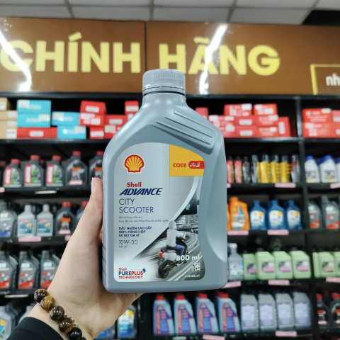 Nhớt Shell Advance City Scooter 10W30 0,8L