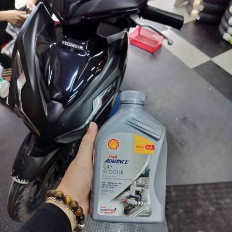 Nhớt Shell Advance City Scooter 10W30 0,8L