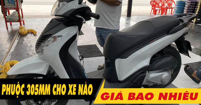 Phuộc 305mm dành cho xe máy nào? Giá bao nhiêu?