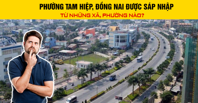 Phường Tam Hiệp, Đồng Nai được sáp nhập từ những phường, xã nào?
