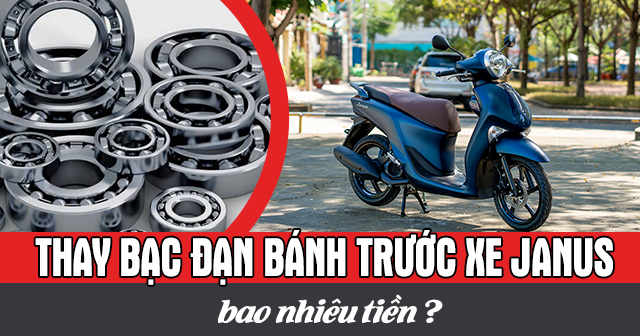 Thay bạc đạn bánh trước xe Janus bao nhiêu tiền?