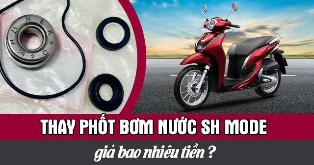 Thay phốt bơm nước SH Mode bao nhiêu tiền?