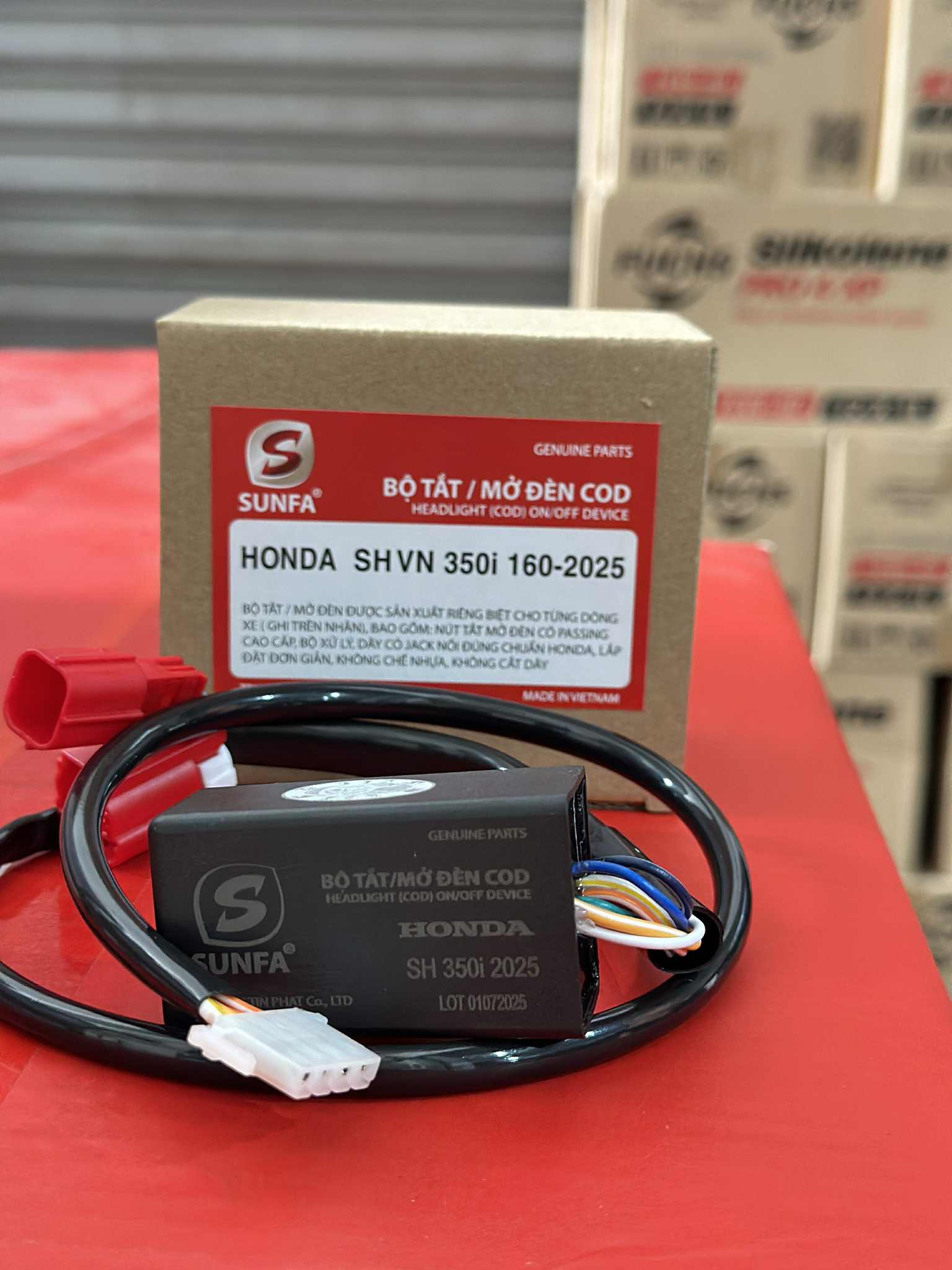 Bộ công tắc đèn Sunfa cho SH350i, SH160i 2025