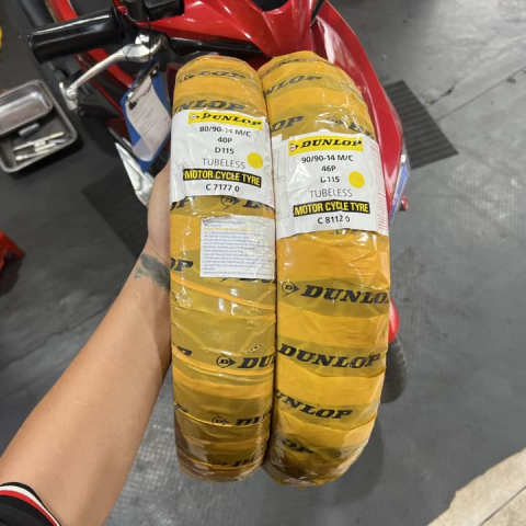 Lốp Dunlop D115 (80/90-14 - 90/90-14)