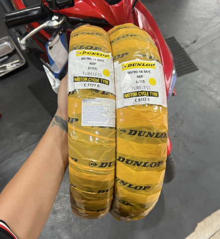 Lốp Dunlop D115 (80/90-14 - 90/90-14)