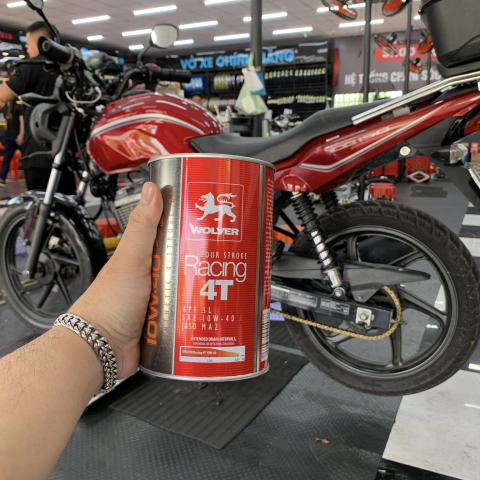 Nhớt Wolver Racing Synthetic 10W40 1L