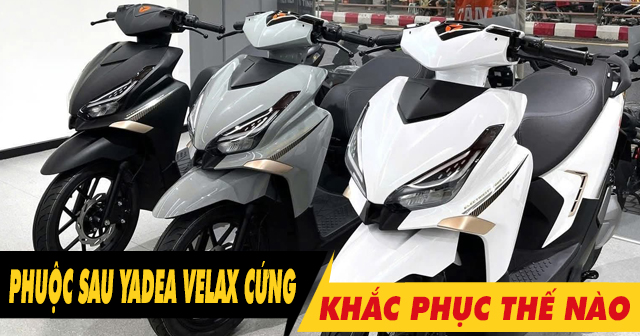 Phuộc sau xe điện Yadea Velax bị cứng, ít nhún phải làm sao?