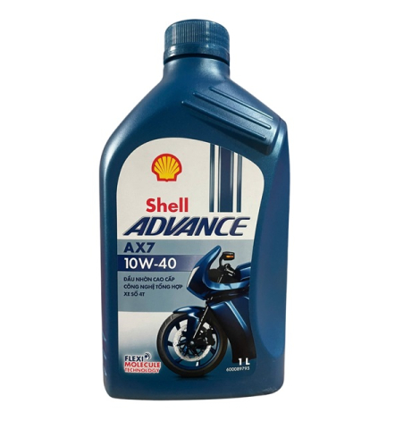 Nhớt Shell Advance 4T AX7 10W40 Synthetic Based 1L