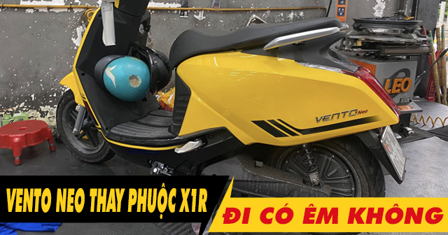 Tư vấn lên phuộc X1R cho Vento Neo đi có êm không?