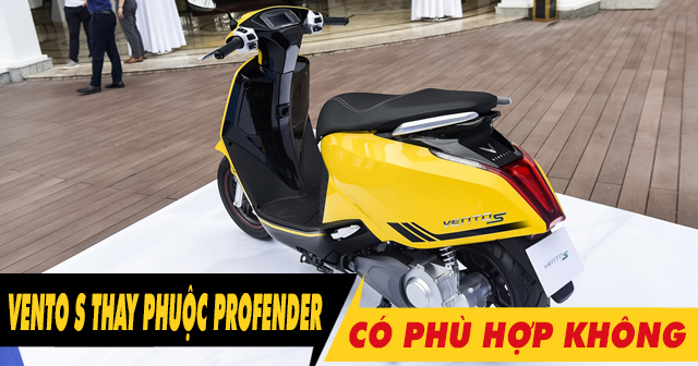 Xe điện Vento S thay phuộc Profender Max Series 335mm có phù hợp?