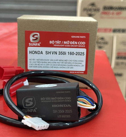Bộ công tắc đèn Sunfa cho SH350i, SH160i 2025