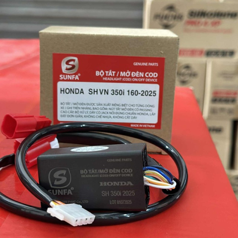 Bộ công tắc đèn Sunfa cho SH350i, SH160i 2025