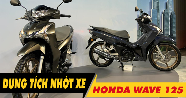 Dung tích nhớt xe Wave 125i bao nhiêu ml? Nên thay nhớt nào phù hợp?