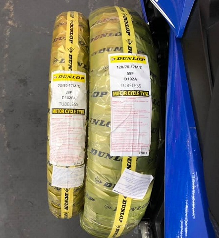 Lốp Dunlop D102A (70/90-17 - 120/70-17)