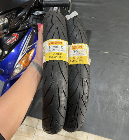Lốp Pirelli Diablo Rosso Sport (70/90-17 - 80/90-17)