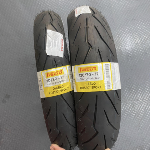 Lốp Pirelli Diablo Rosso Sport (90/80-17 - 120/70-17)