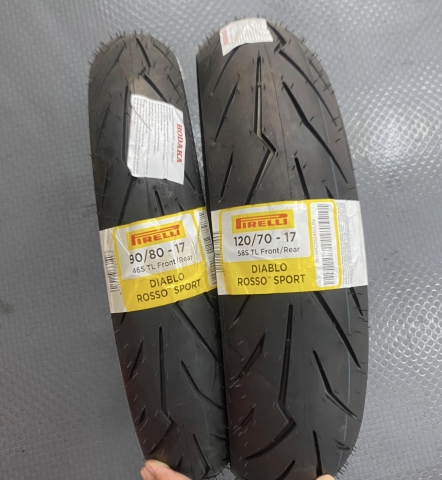 Lốp Pirelli Diablo Rosso Sport (90/80-17 - 120/70-17)