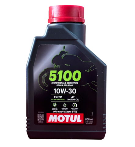 Nhớt Motul 5100 4T 10W30 0.8L