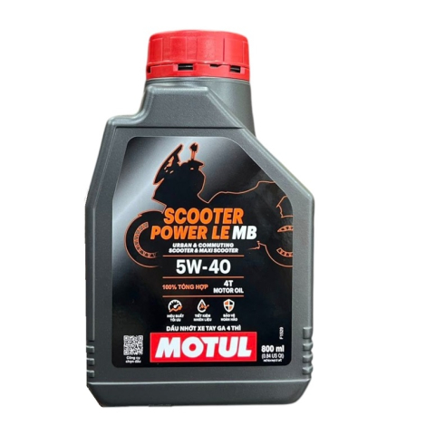 Nhớt Motul Scooter Power LE 5W40 0.8L