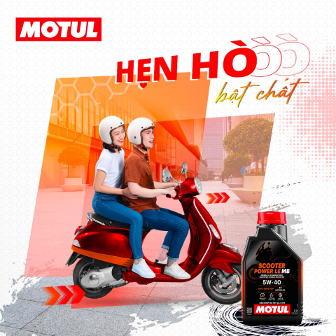 Nhớt Motul Scooter Power LE 5W40 1L