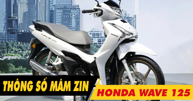 Thông số mâm xe Wave 125i là bao nhiêu inch?