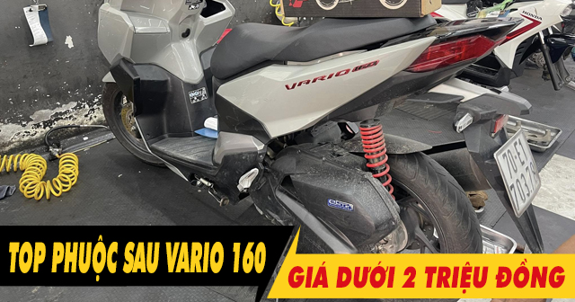 Top 3 phuộc sau Vario 160 dưới 2 triệu đang kinh doanh tại Shop2banh