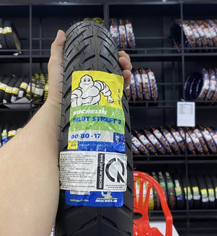 Vỏ Michelin Pilot Street 2 size 90/80-17