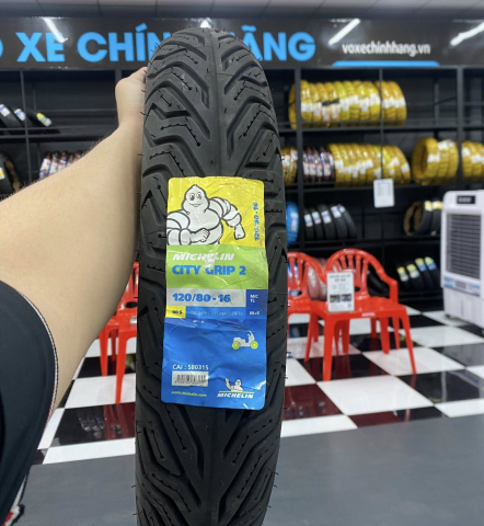 Vỏ Michelin City Grip 2 size 120/80-16