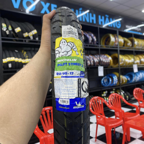 Vỏ Michelin Pilot Street 2 size 80/90-17 