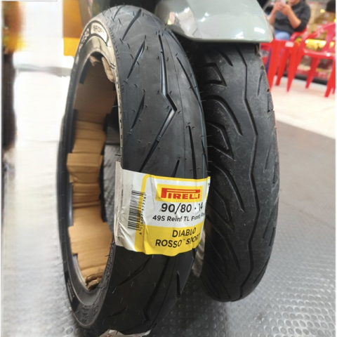 Vỏ Pirelli 90/80-14 Diablo Rosso Sport