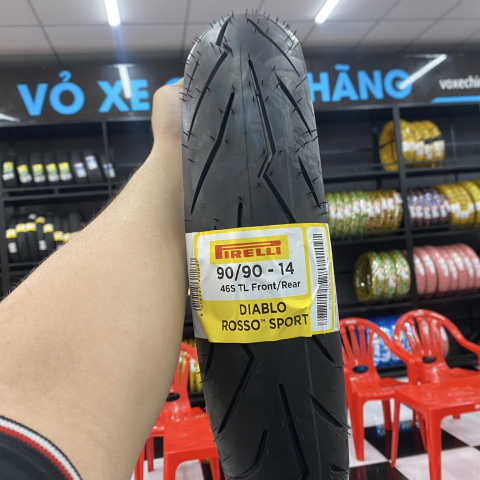 Vỏ Pirelli 90/90-14 Diablo Rosso Sport