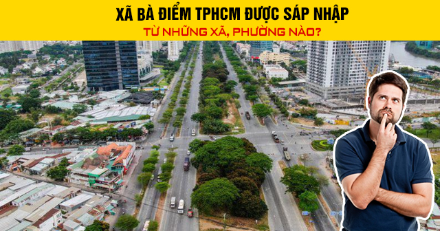 Xã Bà Điểm TPHCM được sáp nhập từ những xã, phường nào?