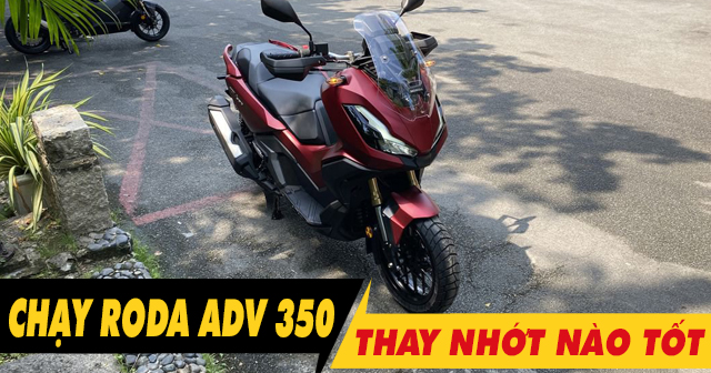 Xe Honda ADV350 chạy roda thì thay nhớt máy như thế nào?