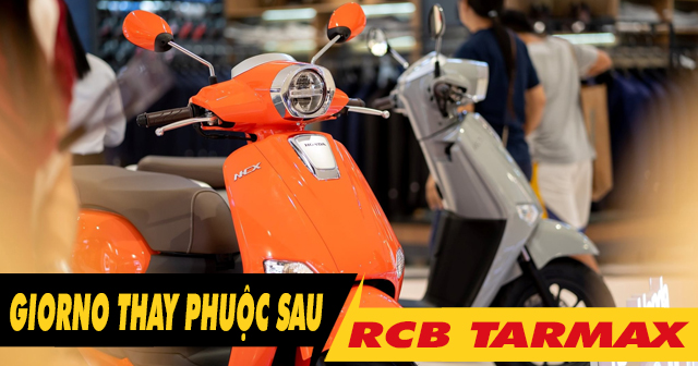 Xe Honda Giorno thay phuộc RCB Tarmax có phù hợp không?
