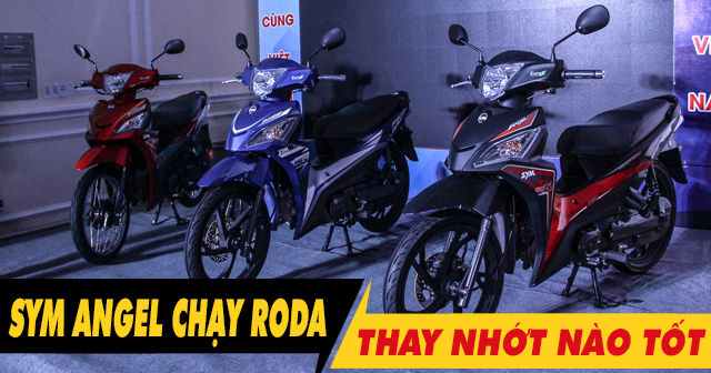 Xe SYM Angel 110 chạy roda thì thay nhớt máy như thế nào?