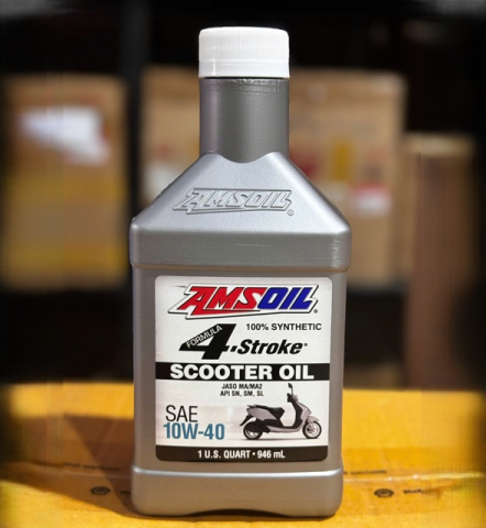 Nhớt Amsoil 10W40 Scooter 4 Stroke 946ml